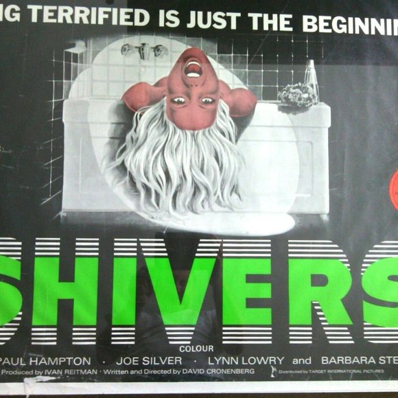 Horror Movie Poster Shivers Original 1975 David Cronenberg Film Vintage Posters - Picture 10 of 16